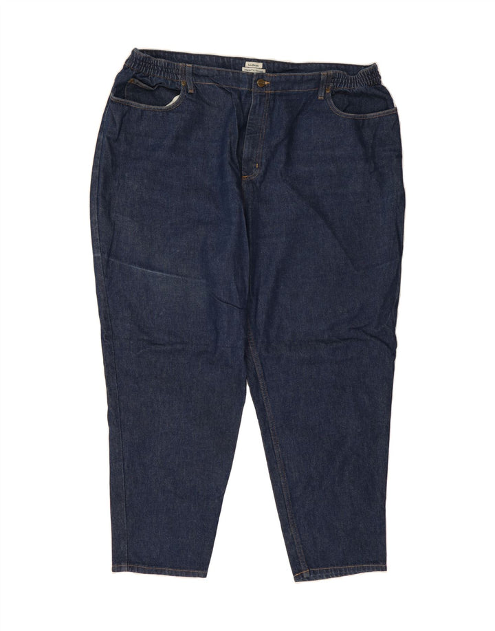 L.L.BEAN Womens Tapered Jeans W48 L30 Blue Cotton Vintage L.L.Bean and Second-Hand L.L.Bean from Messina Hembry 