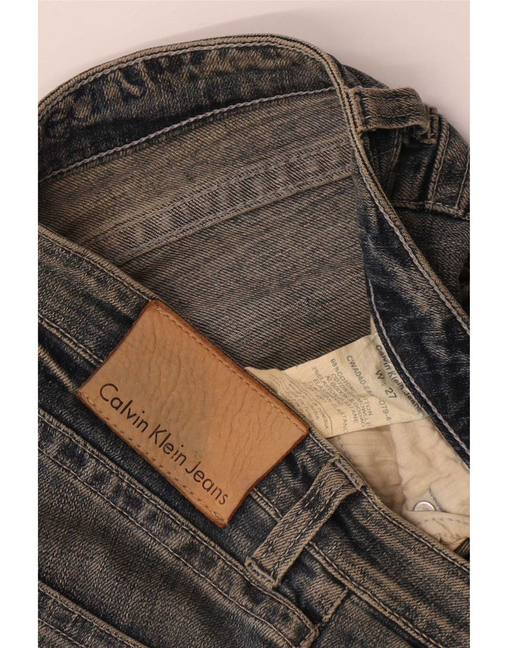 Женские узкие джинсы Calvin Klein W27 L34, синие, хлопок