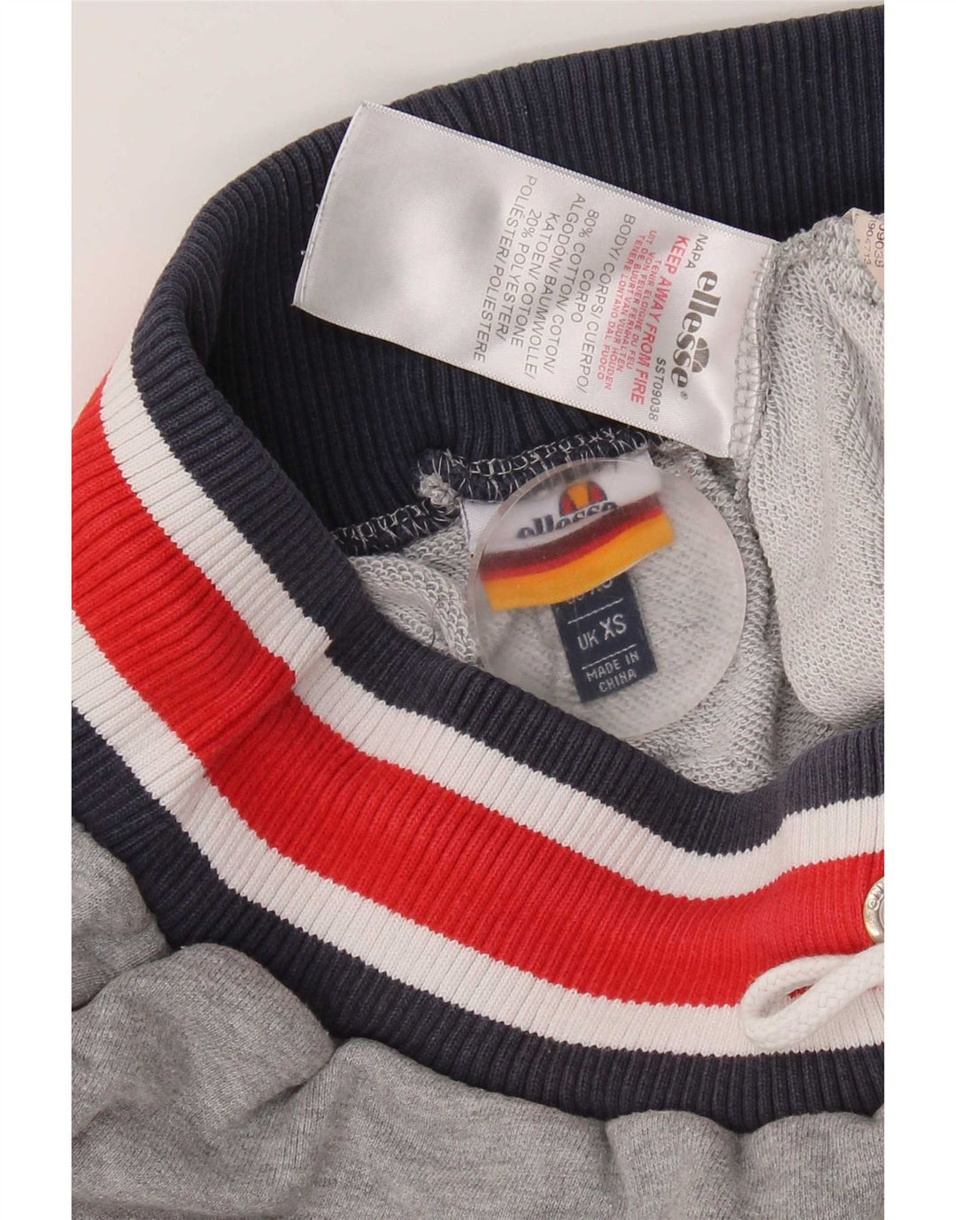Ellesse Мужские спортивные шорты с рисунком XS Серые хлопковые