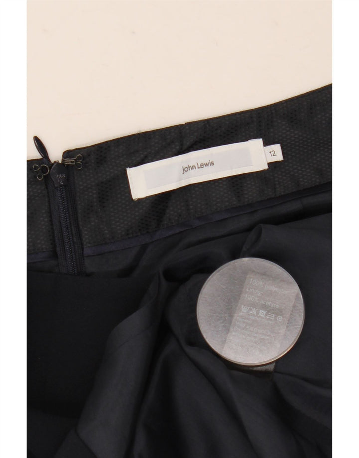 Женская юбка-карандаш John Lewis UK 12 Medium W30 Темно-синий полиэстер