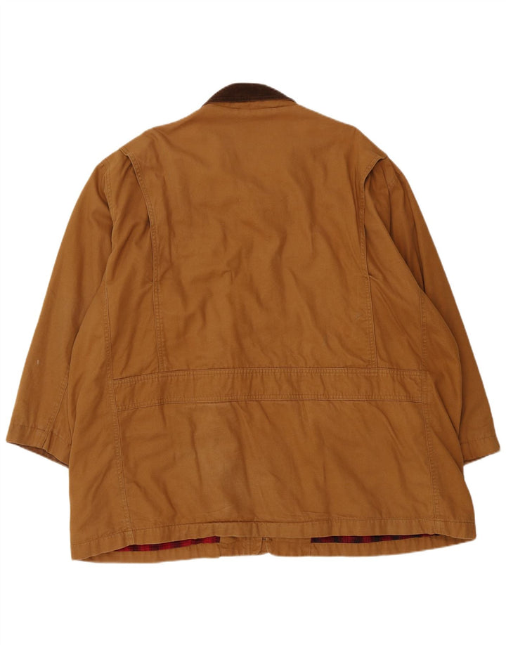 Мужская куртка Orvis UK 44 2XL Коричневый хлопок