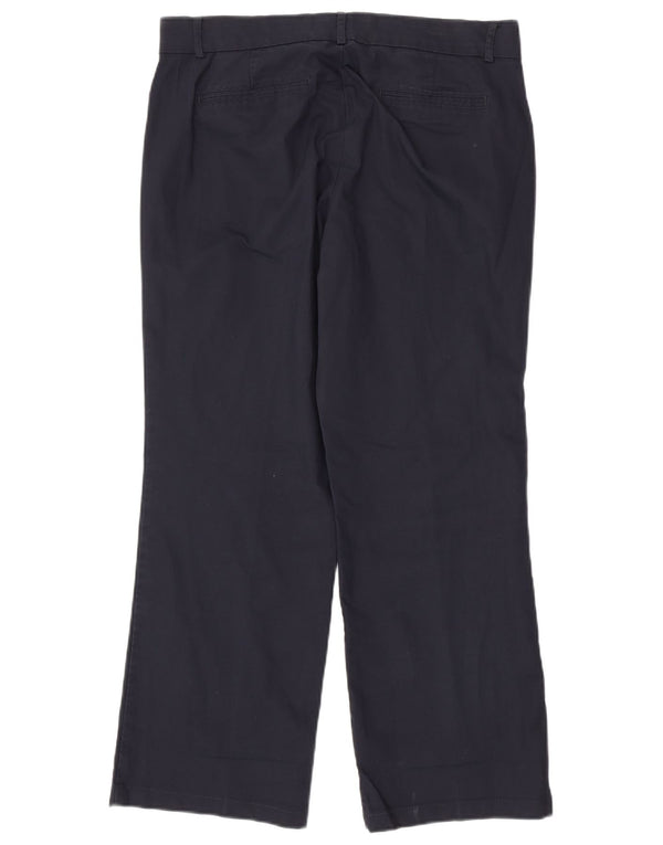 Женские прямые повседневные брюки Dockers США 14 XL W36 L29 Темно-синие
