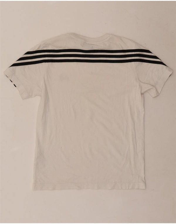 Футболка Adidas для мальчиков, топ 11-12 лет, белый хлопок