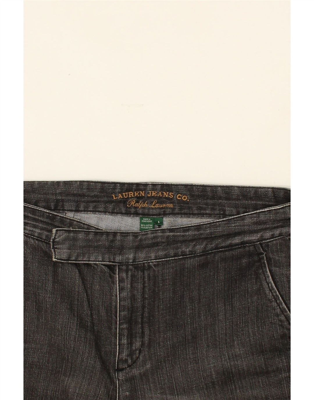 RALPH LAUREN Womens Slim Jeans US 6 Medium W30 L28  Grey Cotton Vintage Ralph Lauren and Second-Hand Ralph Lauren from Messina Hembry 