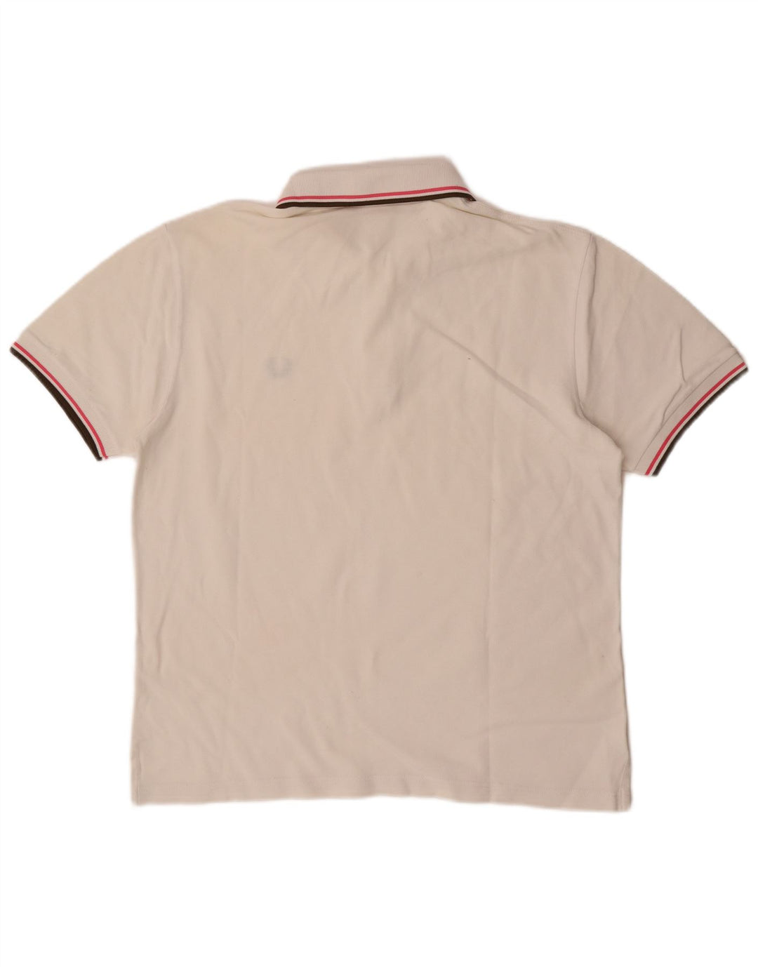 Мужская рубашка-поло Fred Perry среднего белого цвета