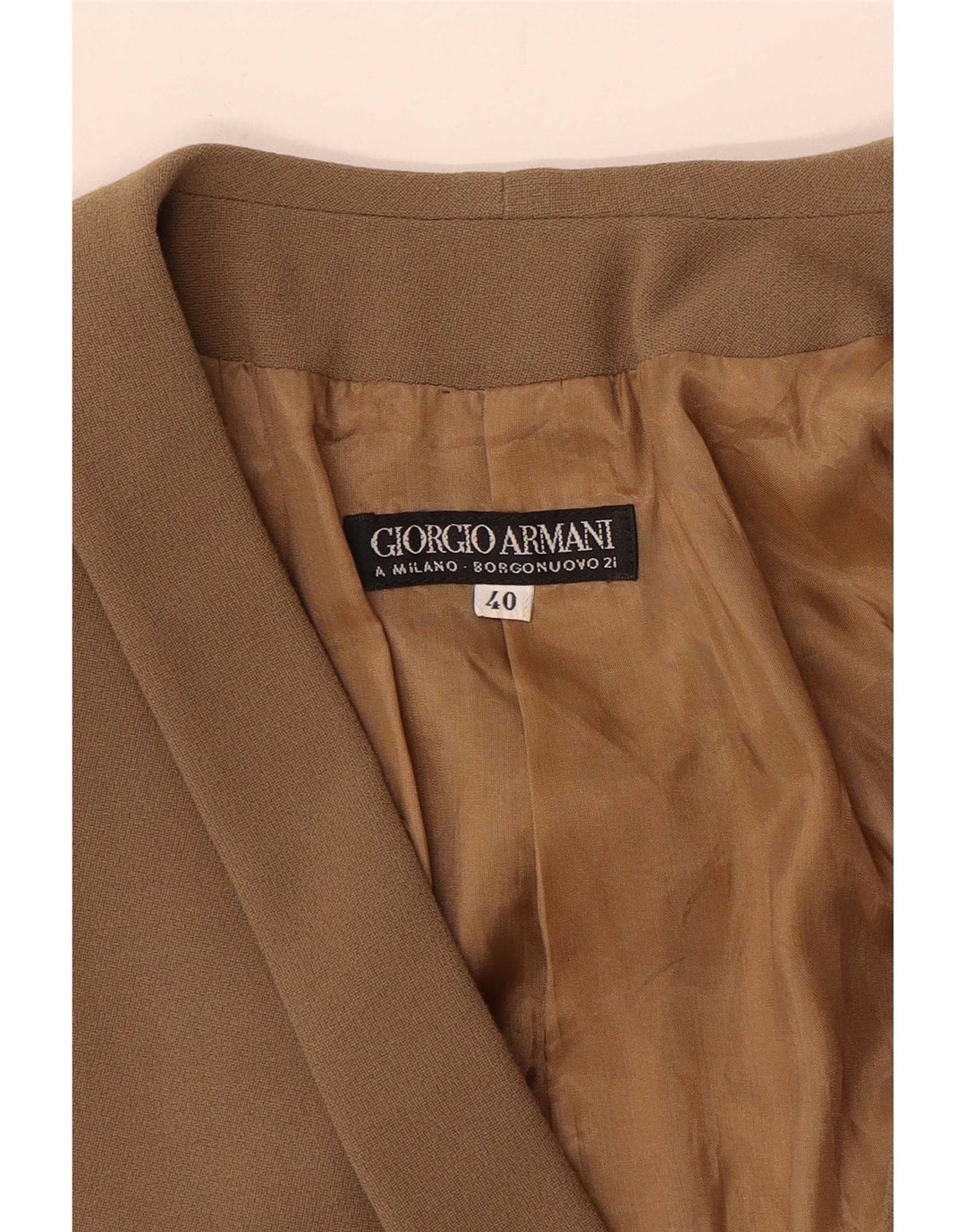 Женский пиджак Giorgio Armani EU 40 Medium Beige