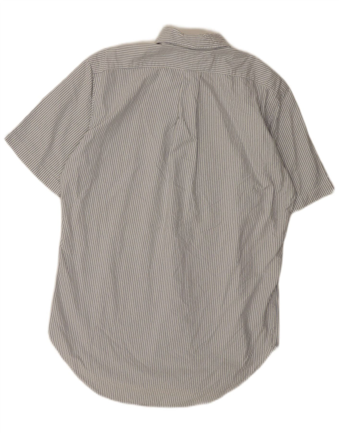 RALPH LAUREN Мужская рубашка классического кроя с коротким рукавом, маленькая белая полоска