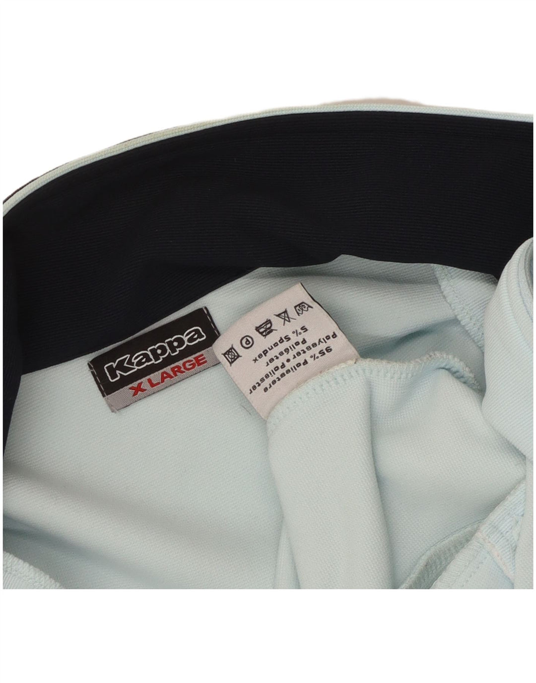 Женский спортивный костюм KAPPA, верхняя куртка UK 18 XL, синий полиэстер с цветными блоками