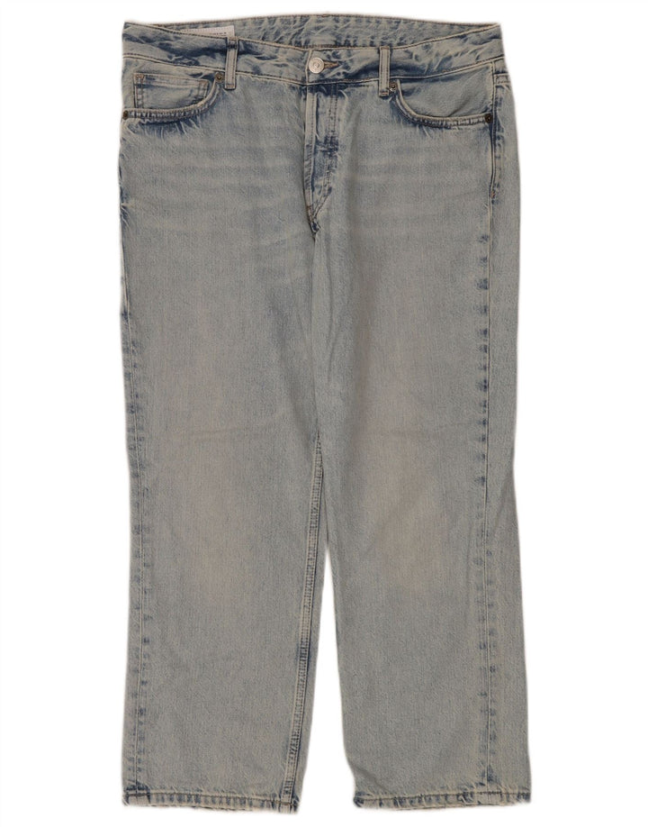 Женские прямые джинсы ZARA EU 40 Medium W30 L28 Синие, хлопок