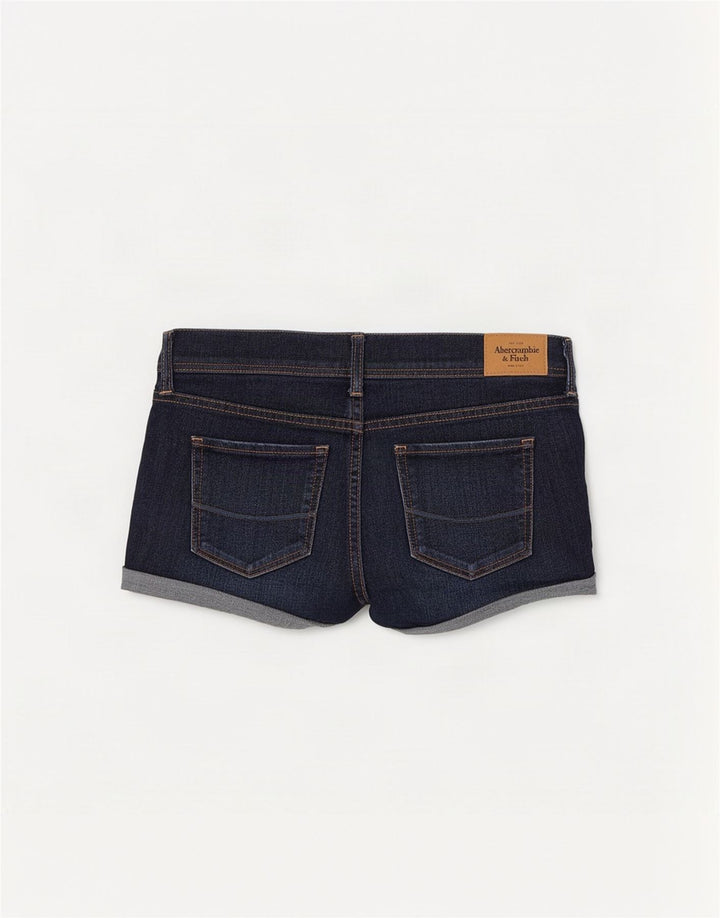 Женские джинсовые шорты Abercrombie & Fitch US 8 Medium W29 Темно-синие