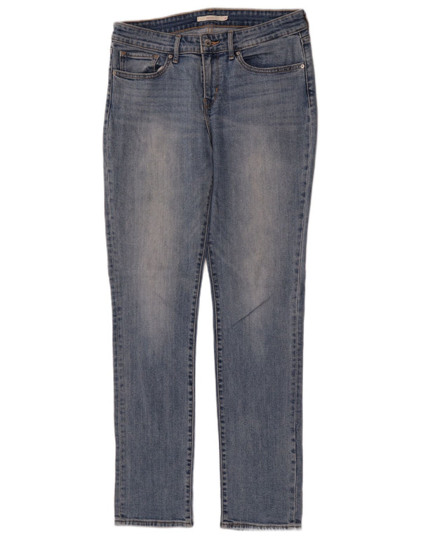 Женские узкие джинсы Levi's 712 W31 L32 синие, хлопок
