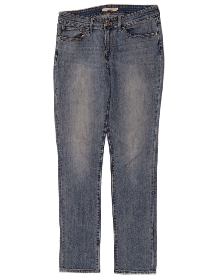 Женские узкие джинсы Levi's 712 W31 L32 синие, хлопок