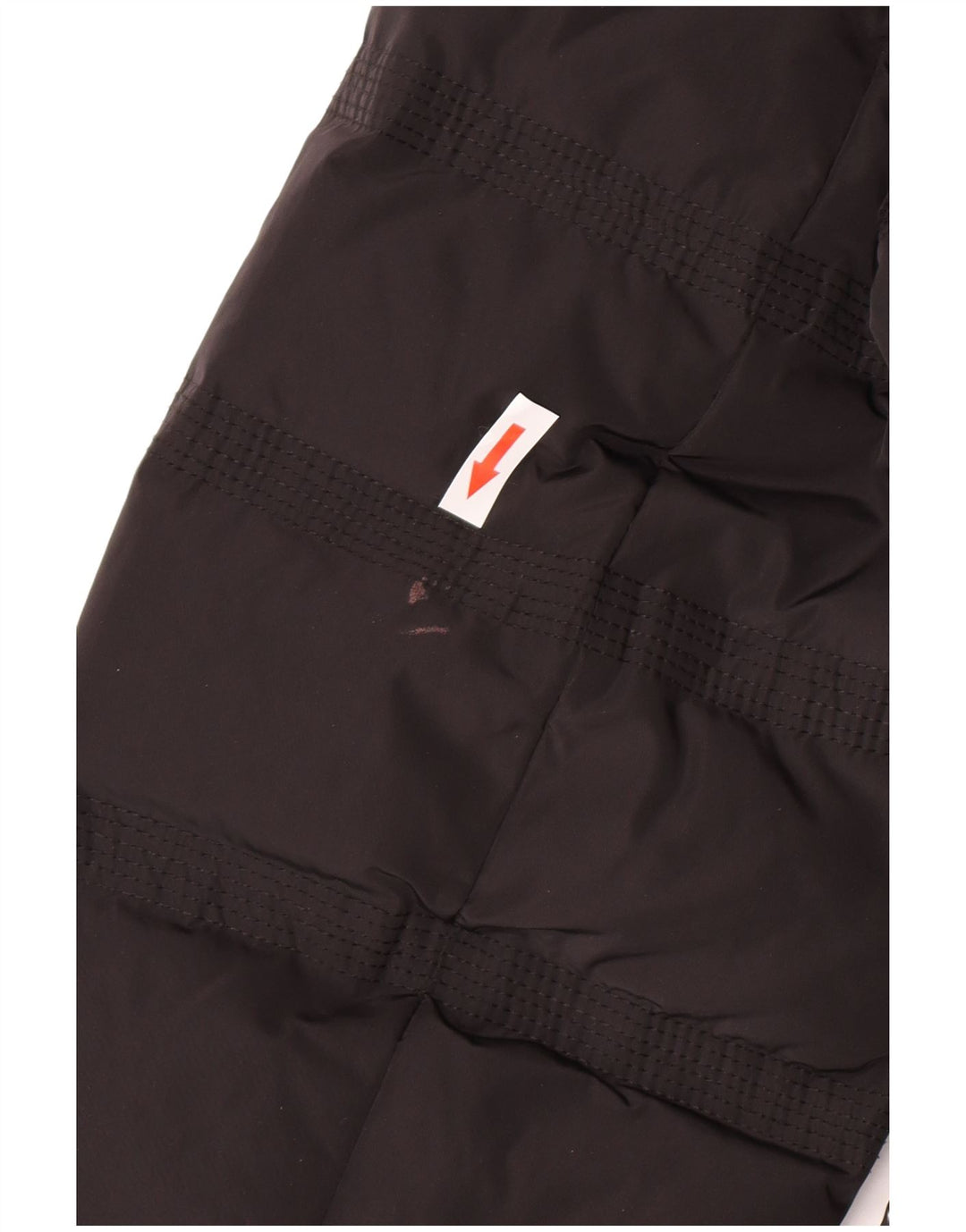 Винтажное женское пуховое пальто с капюшоном IT 50 XL, черный полиэстер