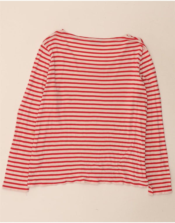 Женский топ Gant с длинным рукавом UK 20 2XL, хлопок в красную полоску