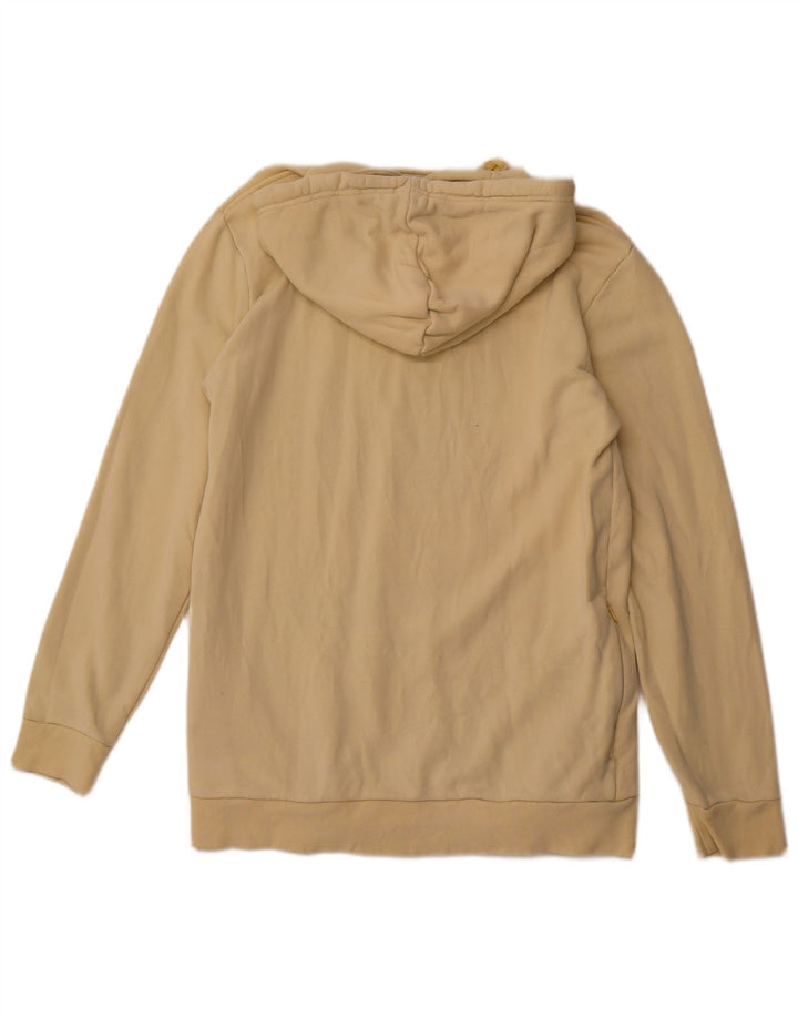 Мужской джемпер с капюшоном ADIDAS, хлопковый, желтого цвета