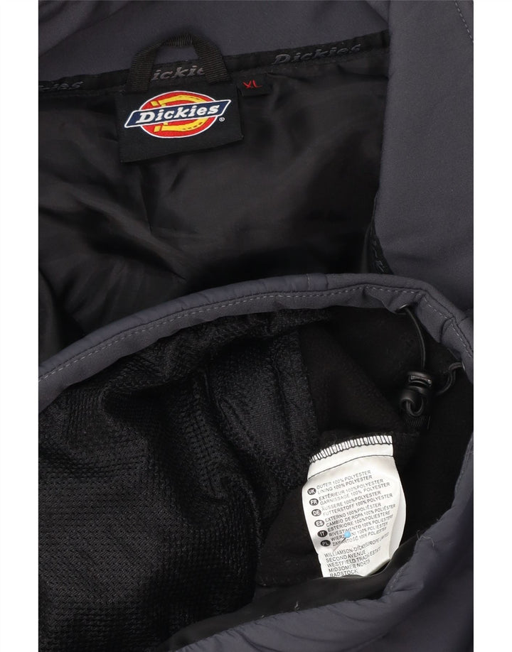 Мужская стеганая куртка Dickies UK 42 XL, синяя, полиэстер с цветными блоками