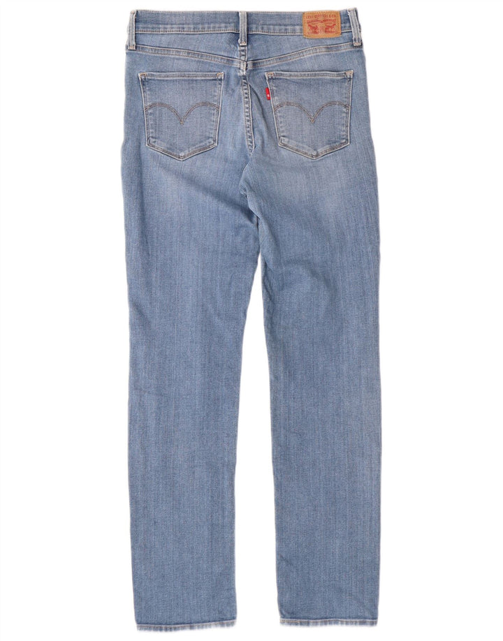 Женские прямые джинсы Levi's W29 L30 синие, хлопок