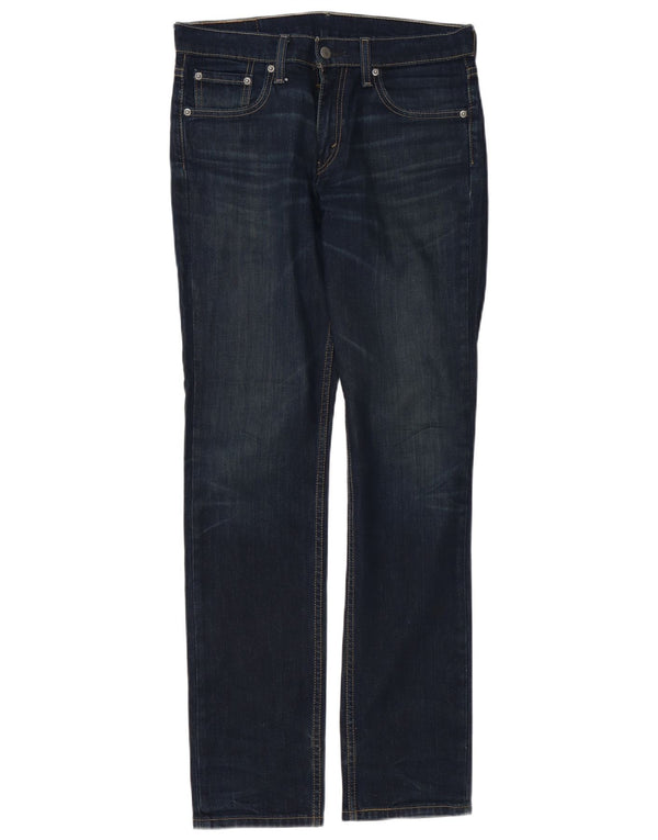 Мужские джинсы LEVI'S 511 Slim W30 L34 Темно-синие, хлопок