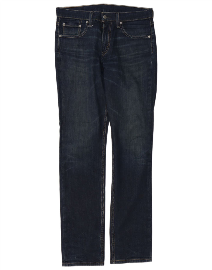 Мужские джинсы LEVI'S 511 Slim W30 L34 Темно-синие, хлопок