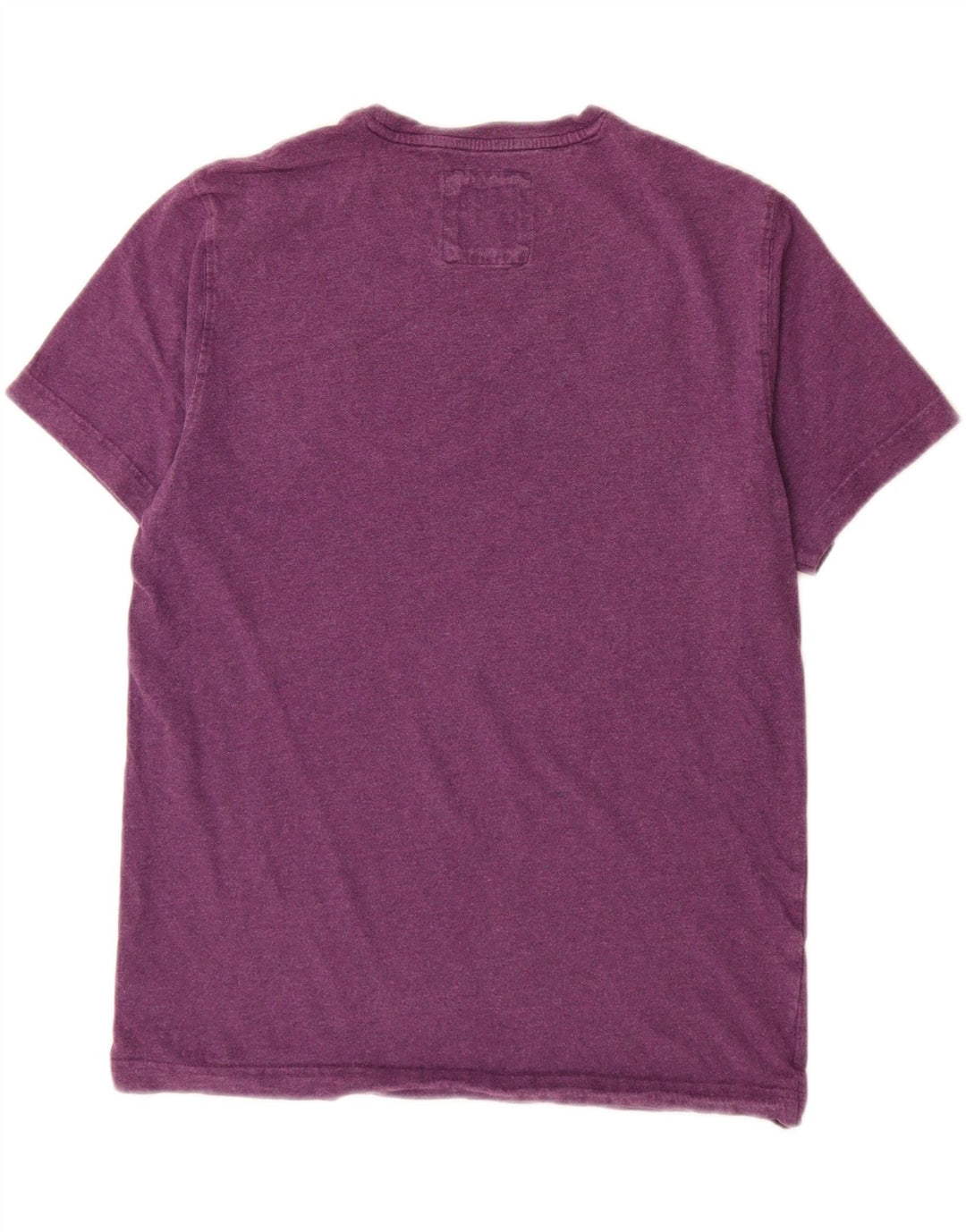 Crew Clothing Мужская футболка из хлопка среднего фиолетового цвета