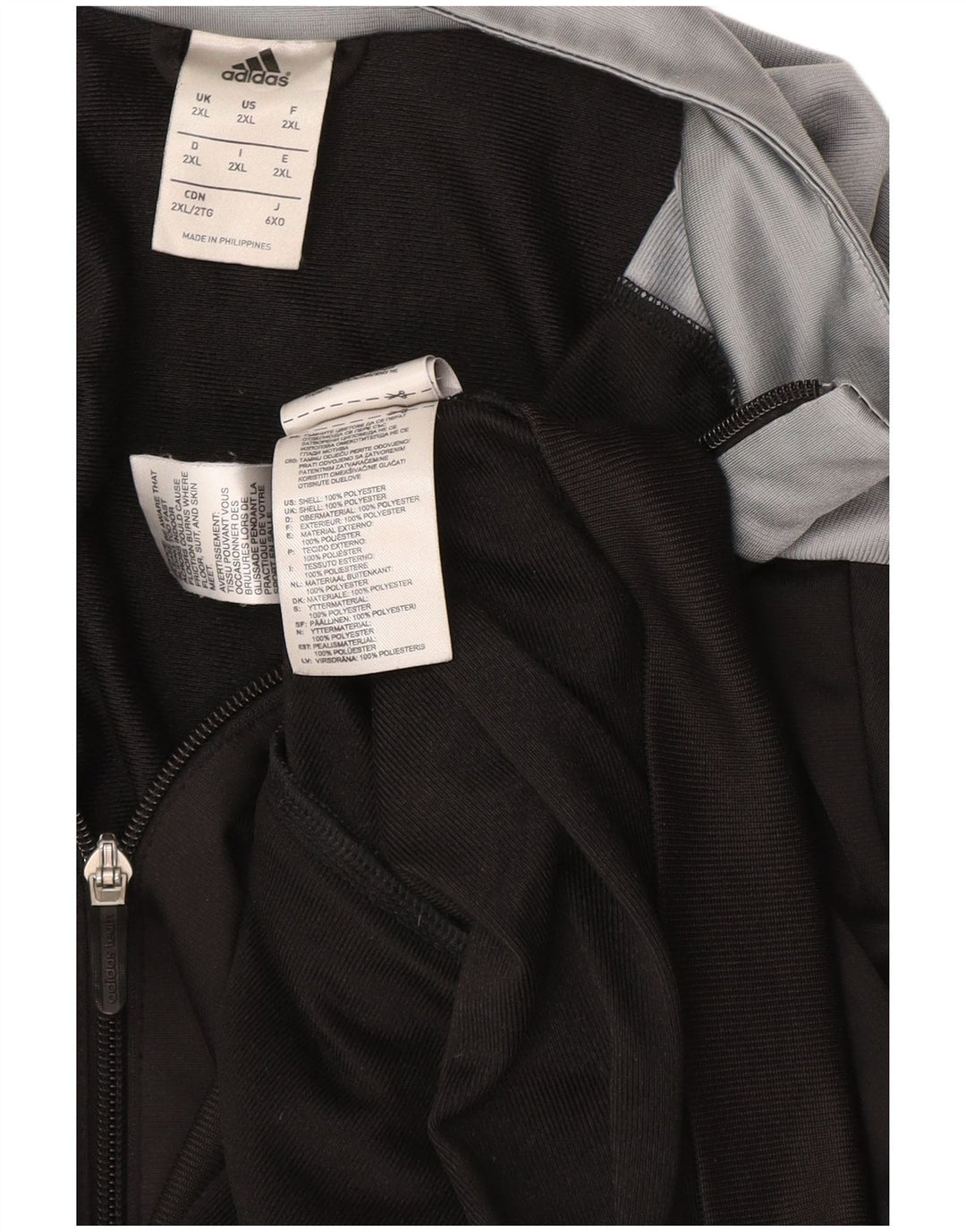 Мужской спортивный костюм Adidas Top Jacket 2XL Черный Полиэстер с цветными блоками