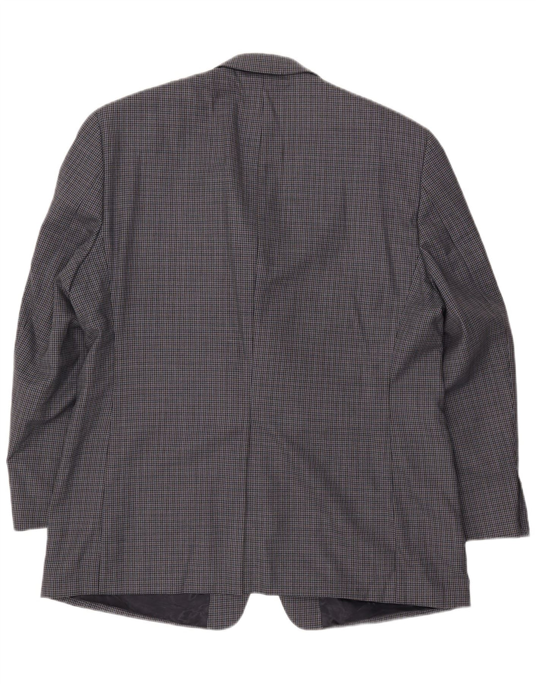 Мужской пиджак Chaps с 2 пуговицами, Великобритания 44, 2XL, темно-синий, шерсть с узором «гусиные лапки»