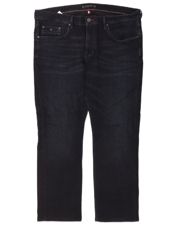 Мужские прямые джинсы Tommy Hilfiger Denton W38 L32 темно-синие, хлопок