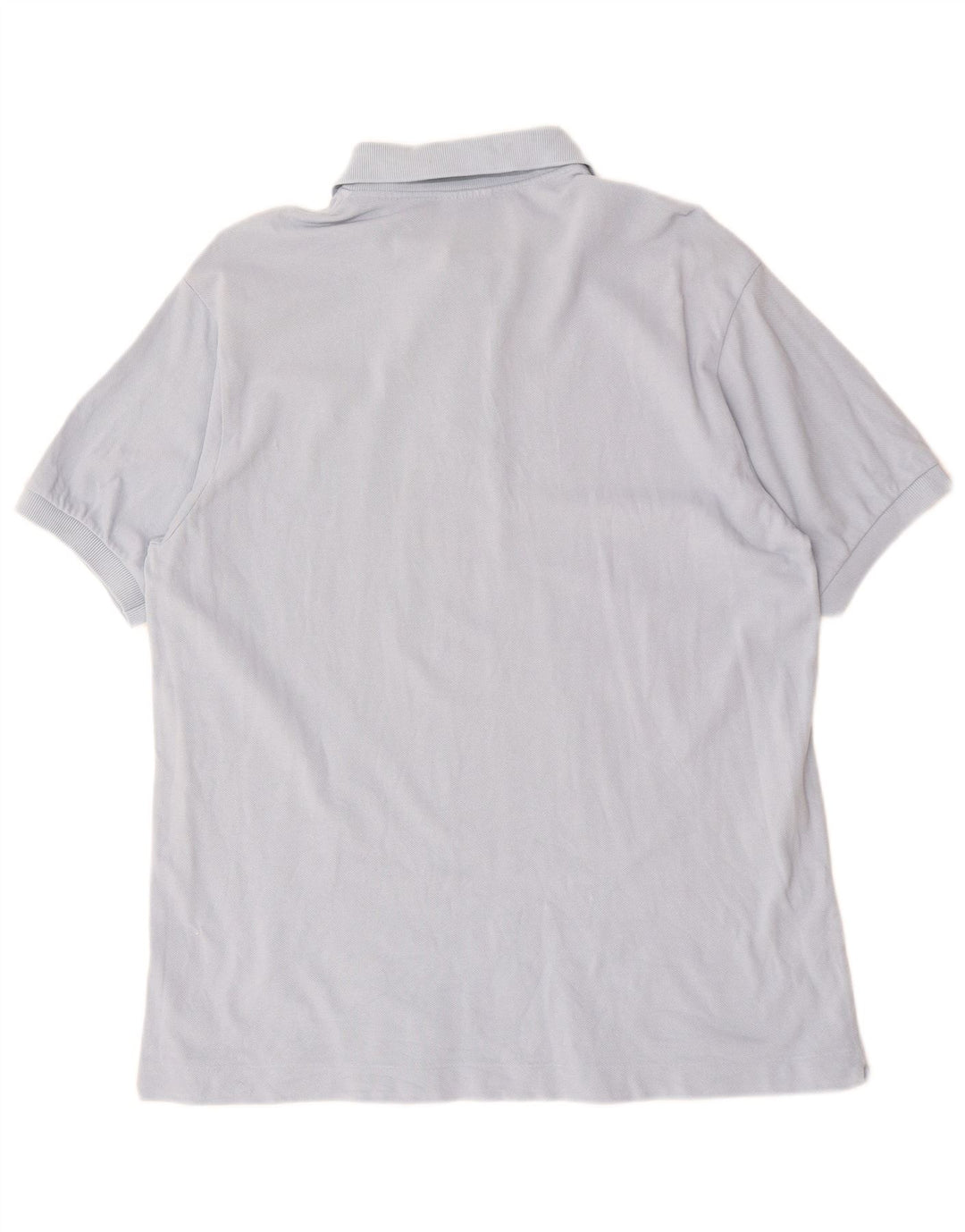 Мужская рубашка-поло Lacoste, размер 5, большая синяя хлопковая