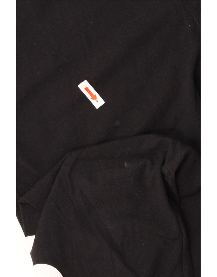 Женские укороченные леггинсы с рисунком UMBRO UK 12, средний черный хлопок, черный цвет