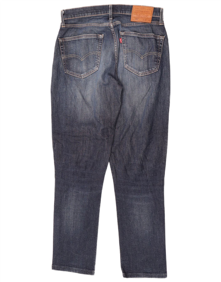 Мужские джинсы Levi's 511 Slim W30 L32 Темно-синие, хлопок