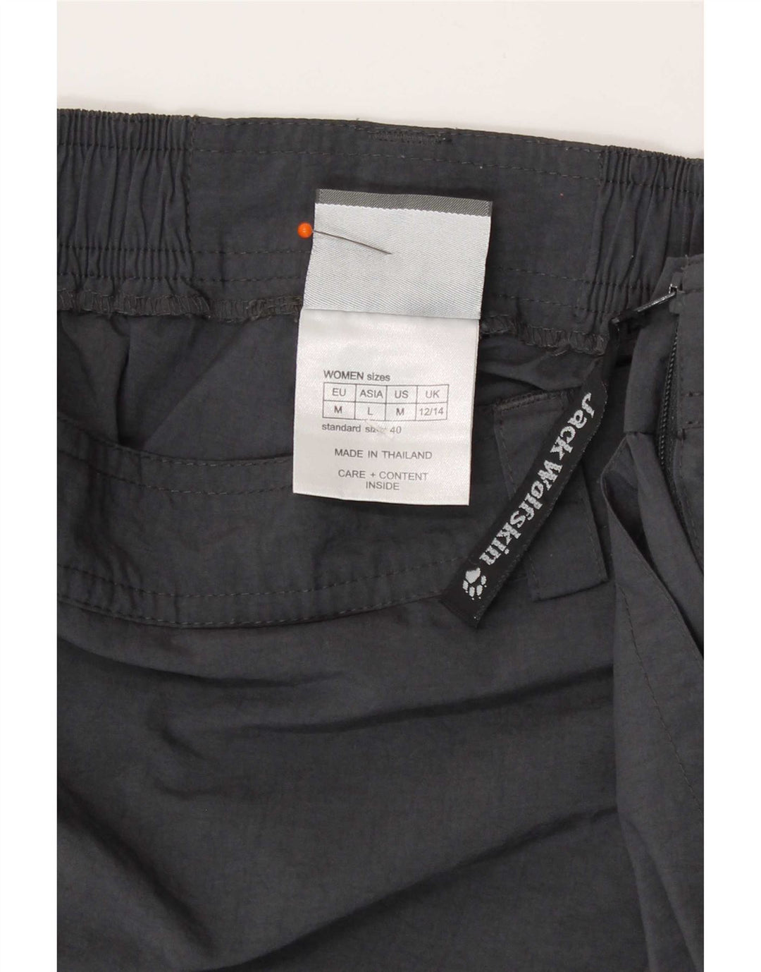 Женские шорты Jack Wolfskin UK 12/14, средний серый полиамид
