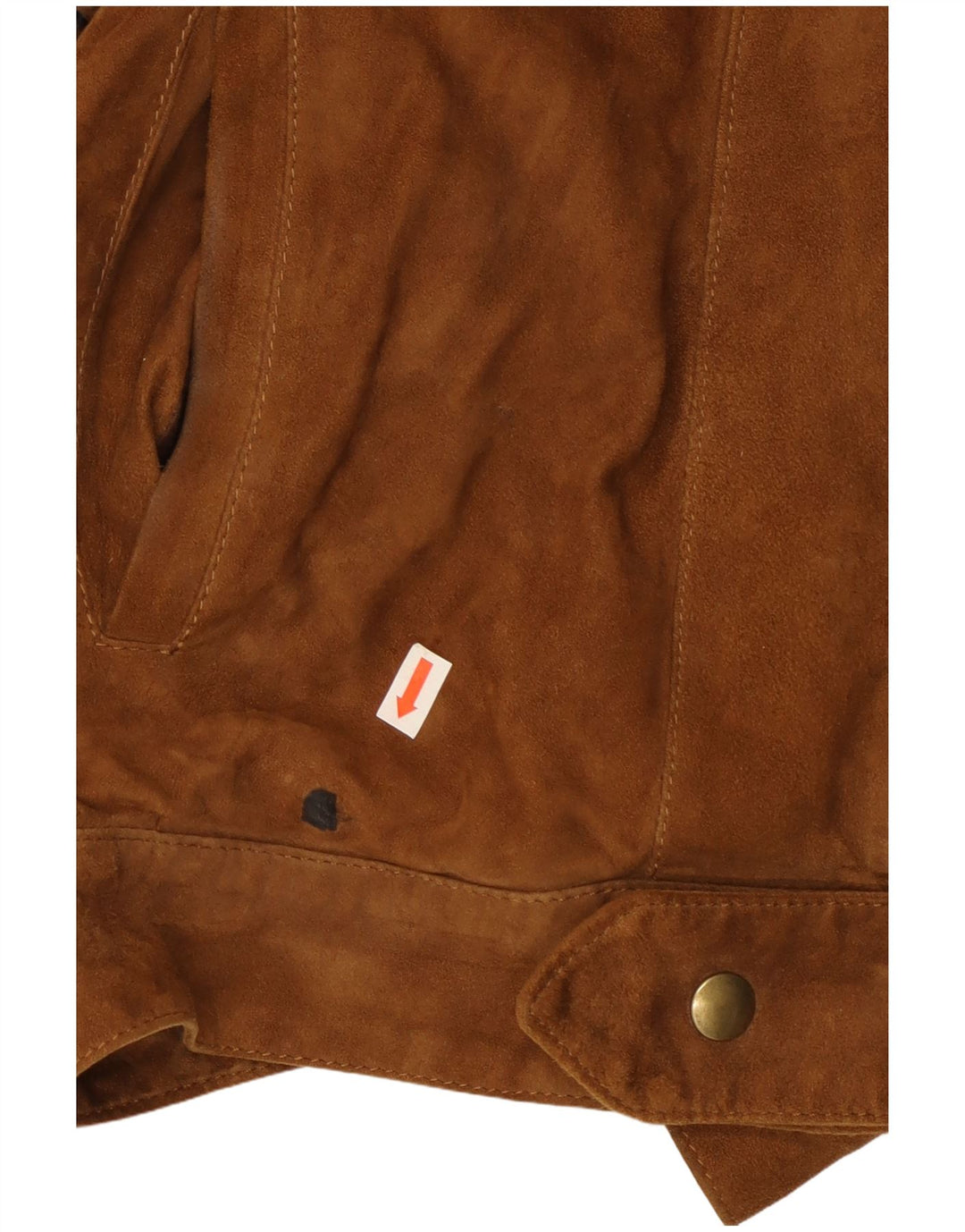 Винтажная мужская замшевая куртка IT 48 Medium Brown