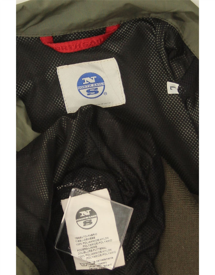 Мужская куртка-бомбер NORTH SAILS UK 40, большой цвет хаки, нейлон