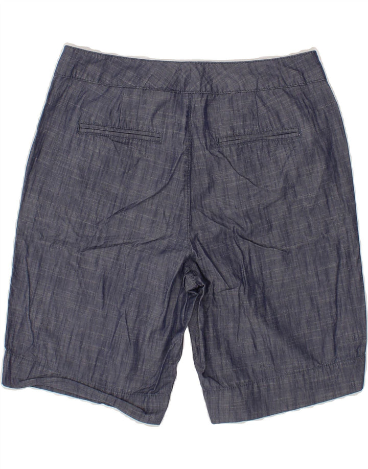 DOCKERS Womens Curvy Mid Rise Chino Shorts US 6 Medium W30 Navy Blue Vintage Dockers and Second-Hand Dockers from Messina Hembry 