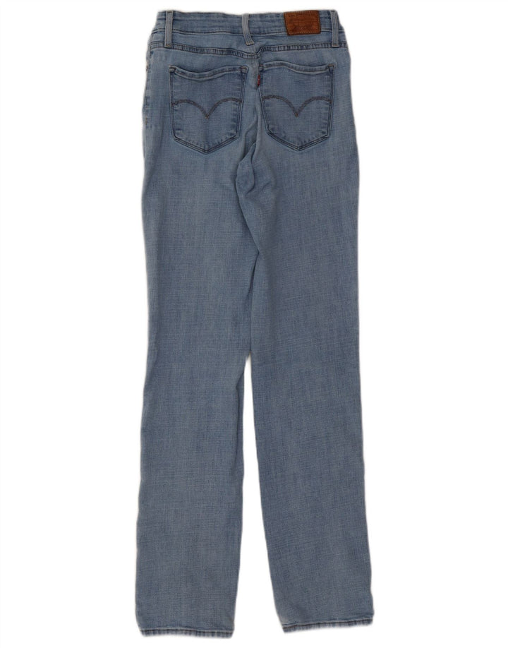 Женские прямые джинсы LEVI'S W29 L32 Синие, хлопок