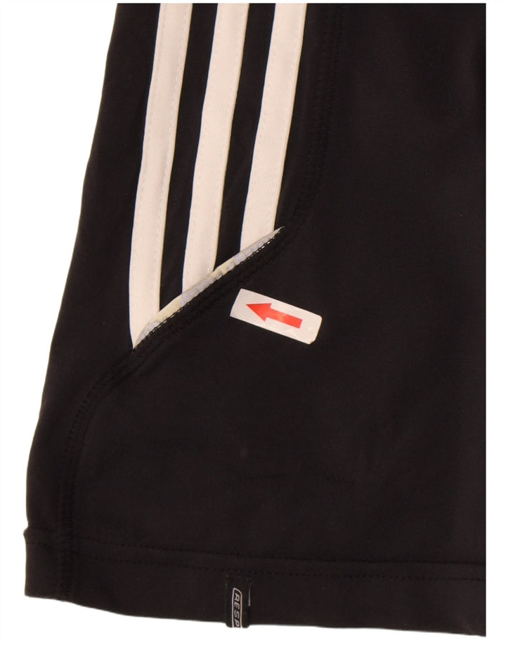 Женские спортивные шорты Adidas UK 12, средний черный нейлон