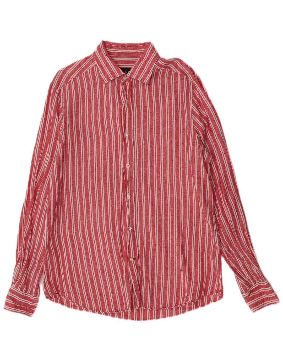 Мужская рубашка Massimo Dutti в большую красную полоску
