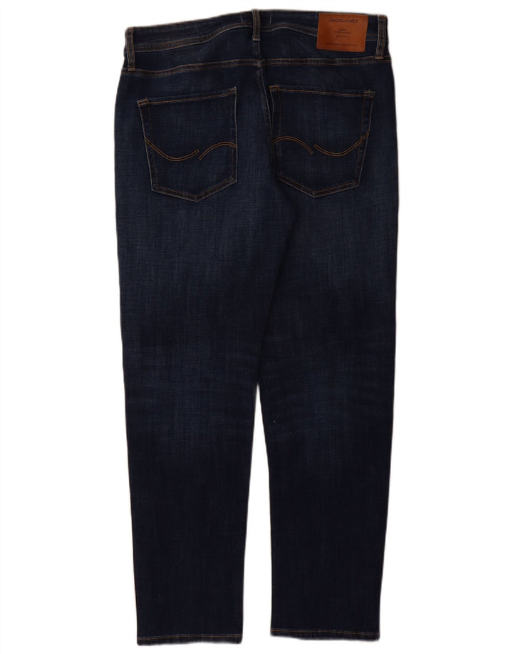 Мужские узкие джинсы Jack & Jones W34 L32 синие, хлопок