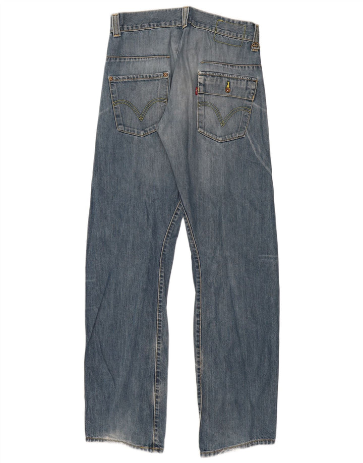 Мужские прямые джинсы LEVI'S 501 W29 L34 синие, хлопок