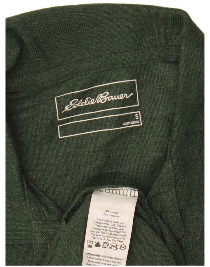 Мужская рубашка-поло EDDIE BAUER, маленькая зеленая, хлопок