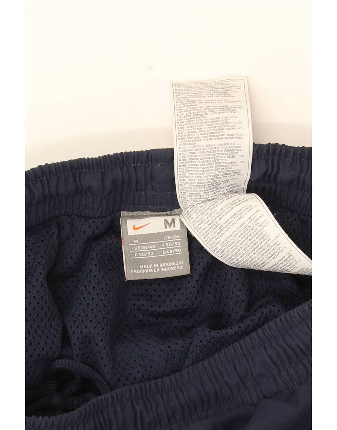 Мужские спортивные брюки Nike Joggers UK 38/40, средний темно-синий, полиэстер