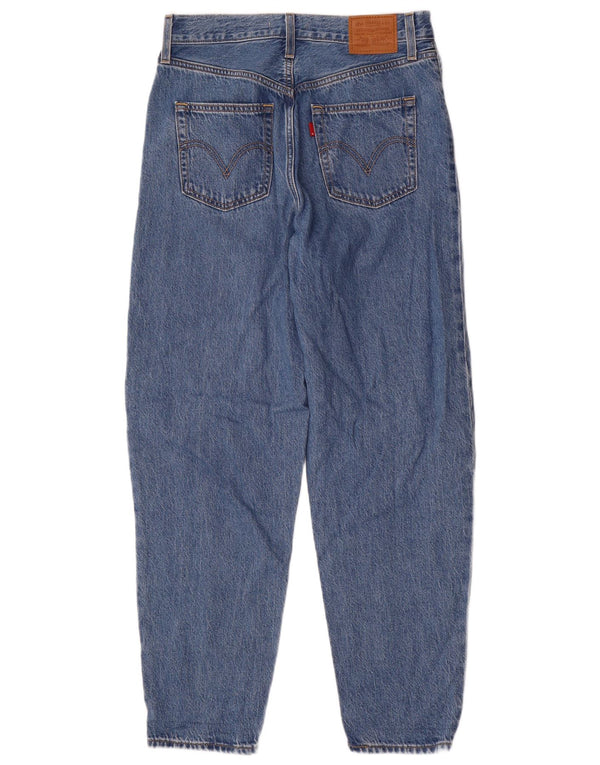 Женские зауженные свободные джинсы с высокой талией Levi's W28 L28 синие