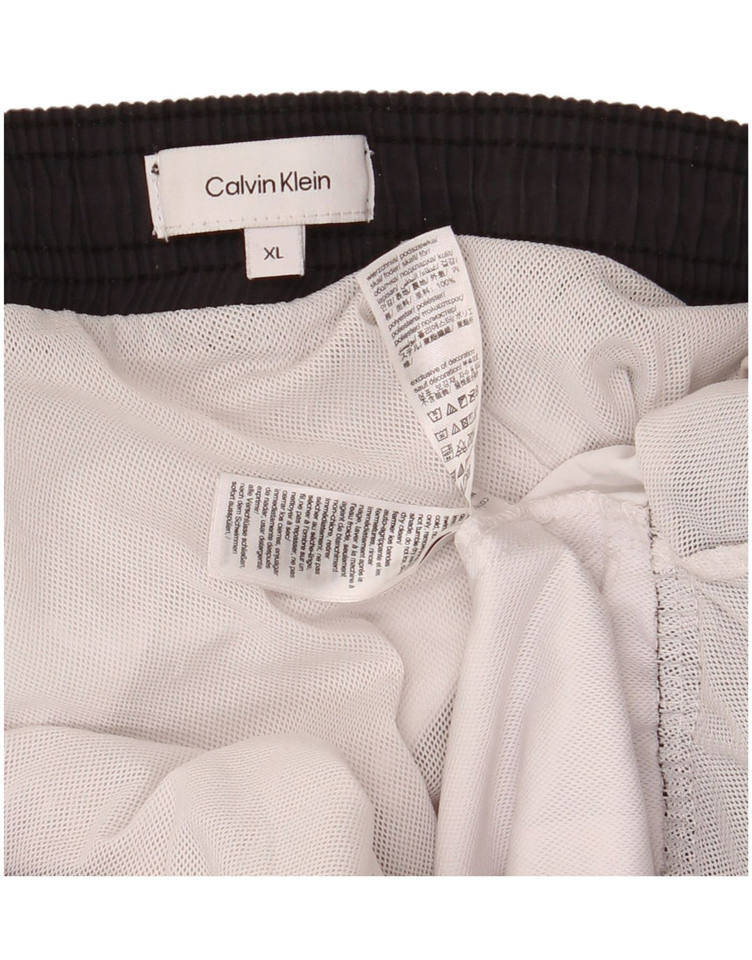 Мужские шорты для плавания Calvin Klein XL, белый полиэстер