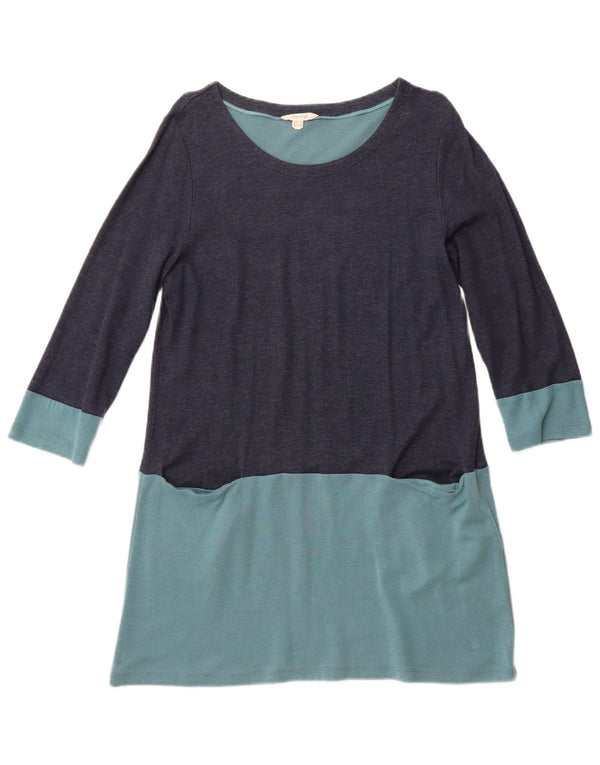 Женское платье А-силуэта WHITE STUFF UK 16, большой темно-синий цвет с блоками