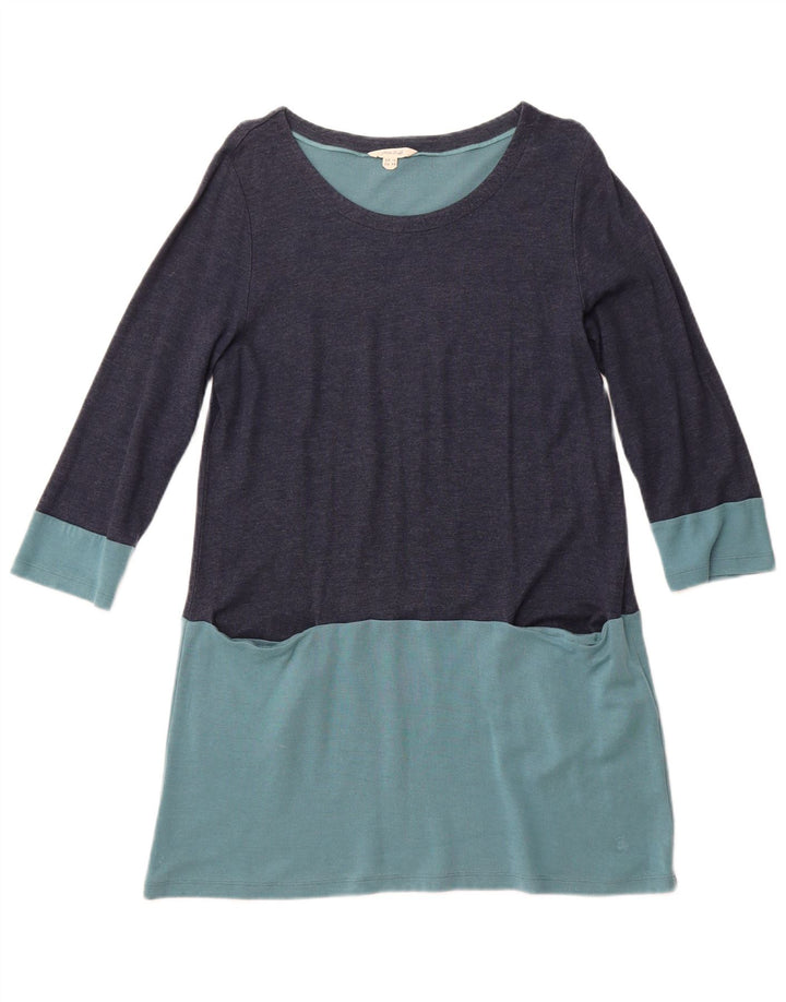 Женское платье А-силуэта WHITE STUFF UK 16, большой темно-синий цвет с блоками