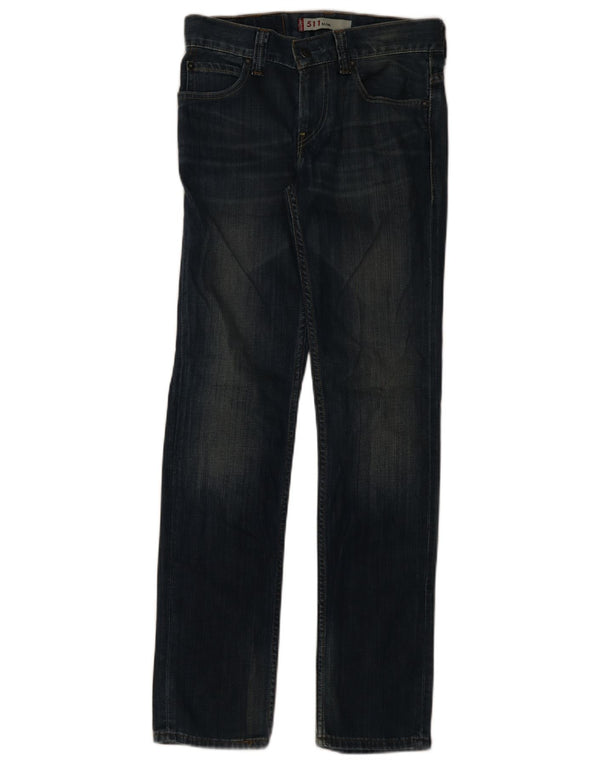 Мужские джинсы Levi's 511 Slim W31 L34 Темно-синие, хлопок
