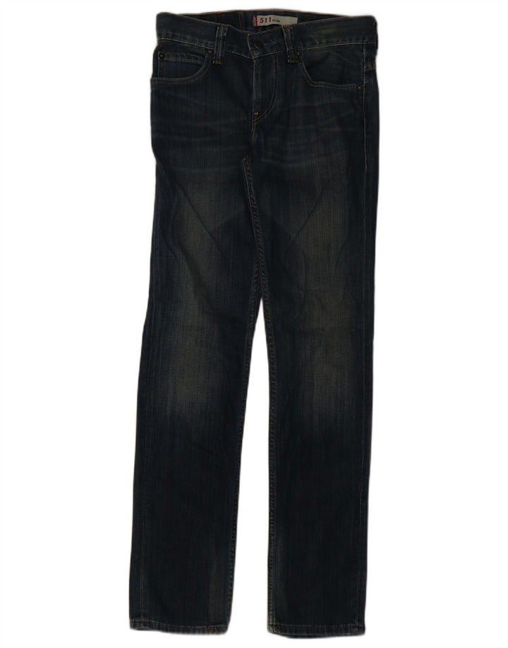 Мужские джинсы Levi's 511 Slim W31 L34 Темно-синие, хлопок