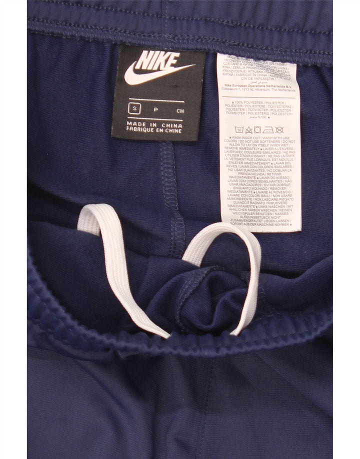 Мужские спортивные брюки Nike, маленькие темно-синие брюки из полиэстера