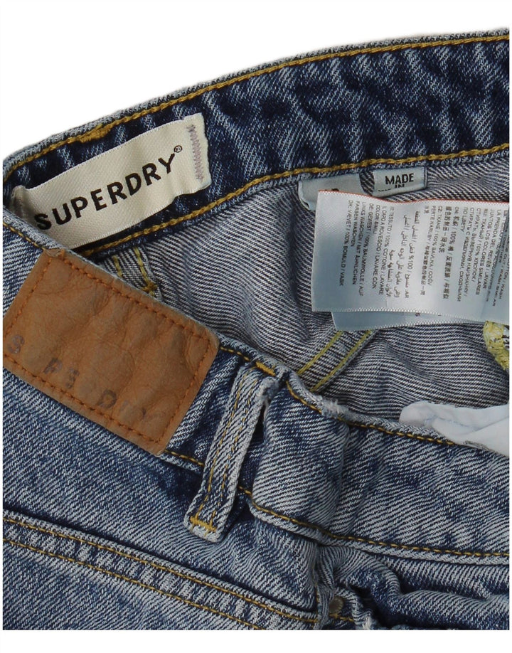 SUPERDRY Женские джинсовые шорты W26, маленькие синие, хлопок