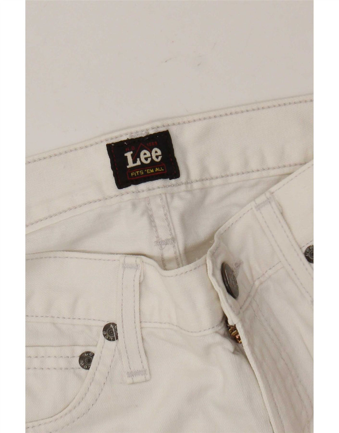 Женские повседневные брюки Lee Bootcut W28 L28 белые